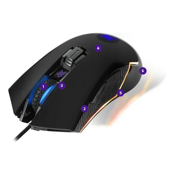 Mouse Gamer Primus Gladius 8200t Pmo-102 Gaming 8200 Dpi Usb