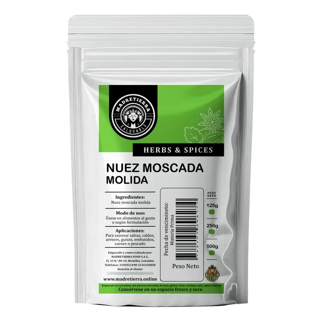 Nuez Moscada Molida X250g