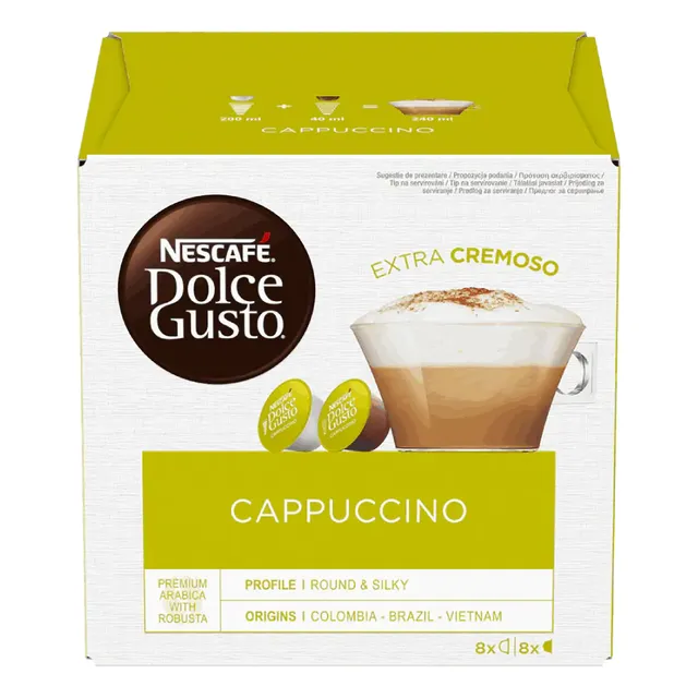 Cápsulas Cappuccino Dolce Gusto Nescafé 10un