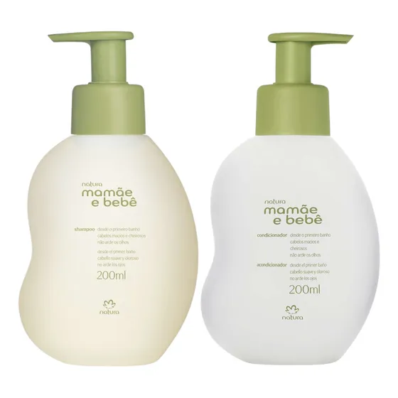 Kit Natura Mamãe E Bebê Shampoo + Condicionador
