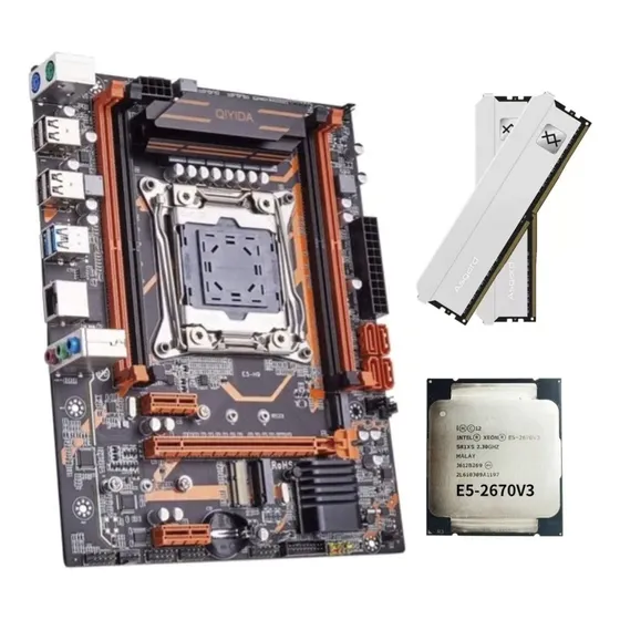 Kit Placa Mãe X99 + Xeon E5-2670 V3 + 16gb Ddr4 Asgard Gamer