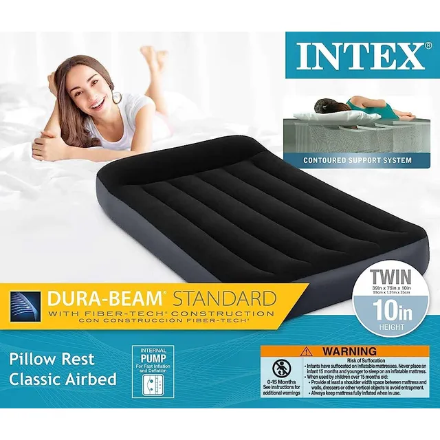 Colchon Autoinflable Intex Individual Twin 99x191x25cm