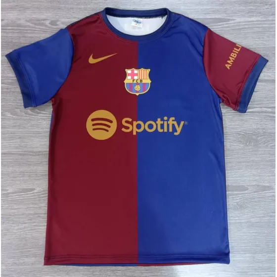 Franela Camisa Para Niños Futbol Barcelona Lewandowski