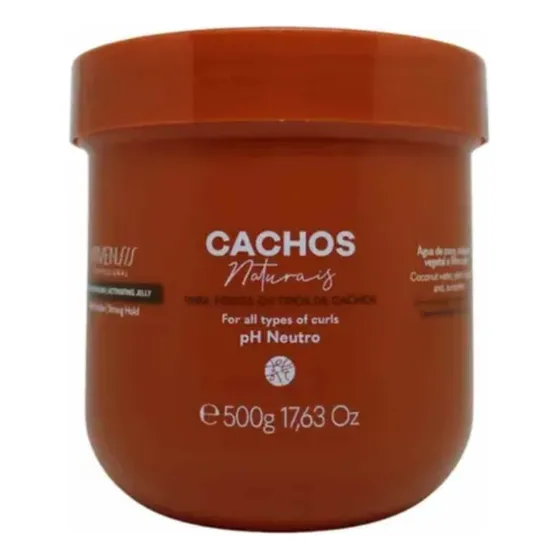 Arvensis Geleia Ativadora Cachos Naturais Alta Fixacao 500g