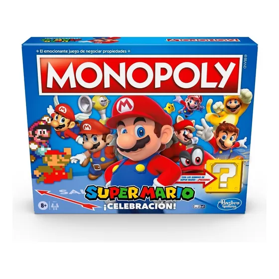 Juego De Mesa Hasbro Monopoly Super Mario Celebración