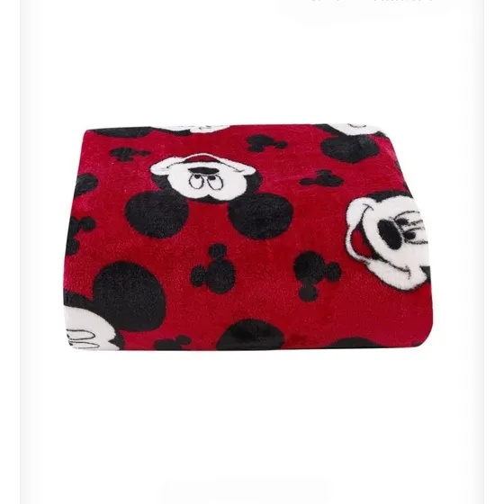 Frazada Polar Mickey 1 1/2 Plazas 1.8x2.2m Disney Original