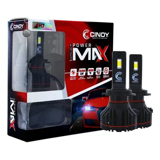 Ultra Led Lâmpada Power Max Cinoy 6000k 10000 Lum Canceller H7 Branco Branco-frio