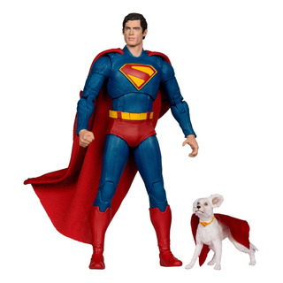 Dc Multiverse Superman And Krypto 7.25 Action Figure Dc Multiverse Superman And Krypto 7.25 Action Figure