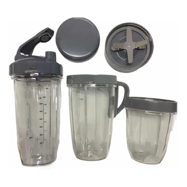 Kit 8 Repuestos Para Nutribullet 600 Y 900w Vasos, Cuchilla