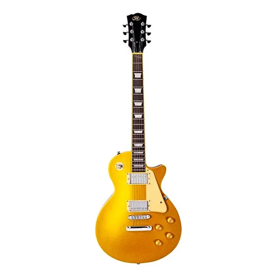 Guitarra Eléctrica Sx Les Paul Classic  Gold Top