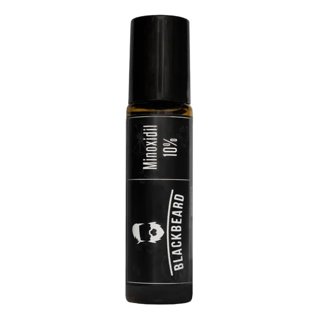 Minoxidil Al 10% Blackbeard Con Cafeína En Roll On