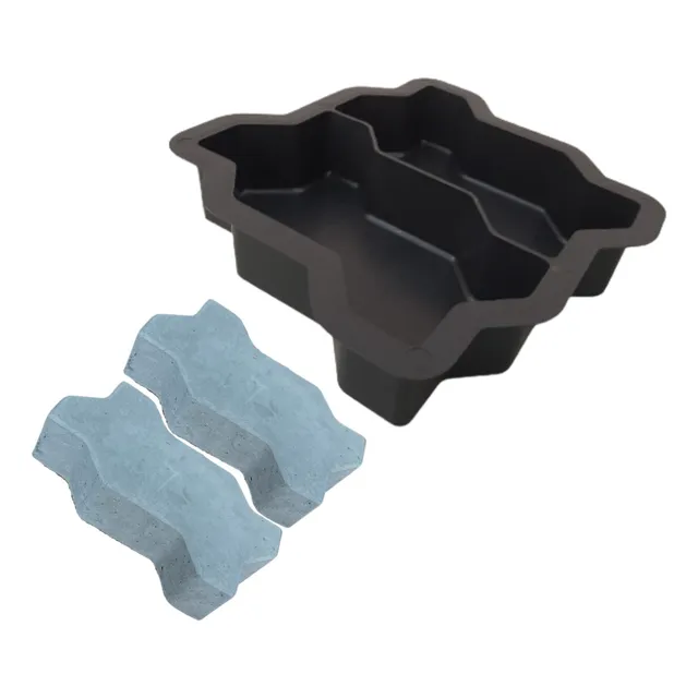 Kit 20 Formas Payver Intertravada Tijolinho Cimento 24x10x6