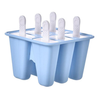 Cocina Diy Molde De Helado Para Hacer Paletas 6 Celdas Azul Cocina Diy Molde De Helado Para Hacer Paletas 6 Celdas Azul