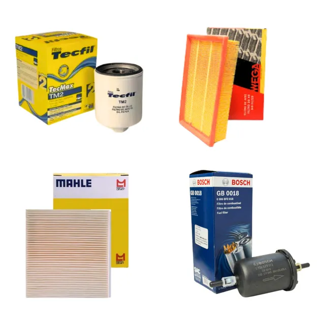 Kit Filtros Ar Motor Cabine Oleo E Combustivel