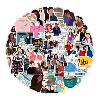 Gilmore Girls 50 Calcomanias Stickers De Pvc Vs Agua Series Gilmore Girls 50 Calcomanias Stickers De Pvc Vs Agua Series