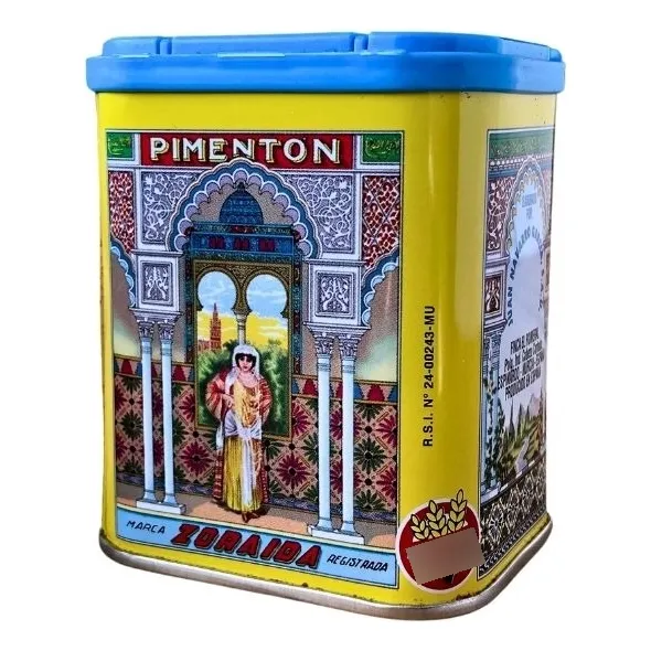 Pimentón Español Picante Zoraida X 75 Gr. Lata 125 Gr