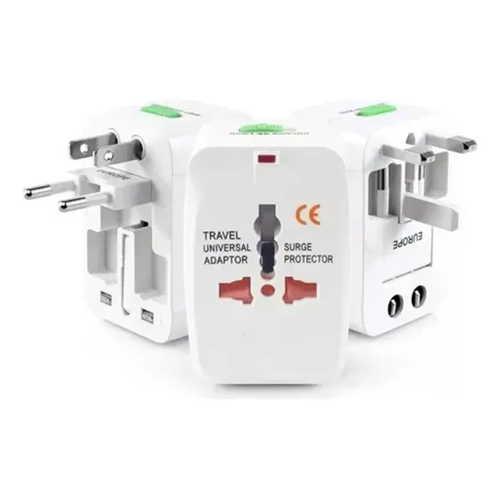 Pack De 3 Adaptador De Enchufe Universal  Para Viajes