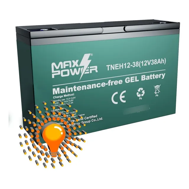 Bateria Vrla Gel 12v 38ah Para Motos Eléctricas