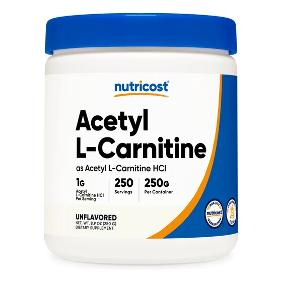 Suplemento Nutricost Acetil L-carnitina (alcar) 250g Em Pó
