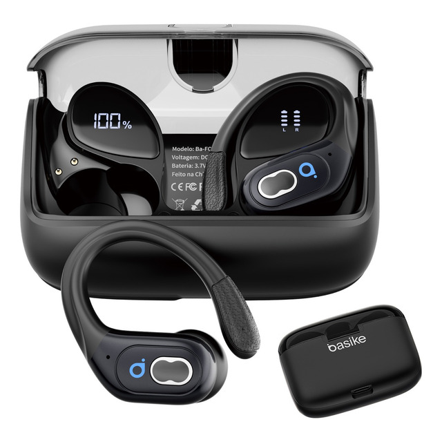 Fone De Ouvido Bluetooth Corrida Gancho Prova D'água Com Gan Fone De Ouvido Bluetooth Corrida Gancho Prova D'água Com Gan