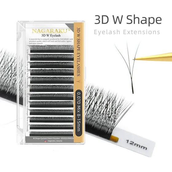 Extensiones Pestañas W Vol Egipcio 3d 0.07d Mix Nagaraku