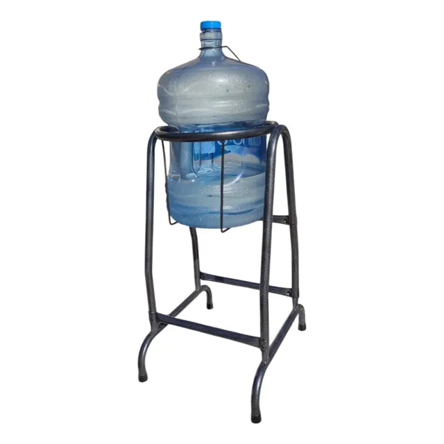 Porta Garrafón Dispensador De Agua Tipo Columpio Rudo Gris