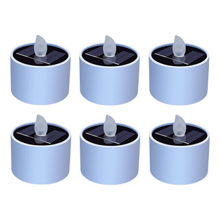 De 6 Velas Alimentadas Por Energía Solar, Velas Solares Sin De 6 Velas Alimentadas Por Energía Solar, Velas Solares Sin