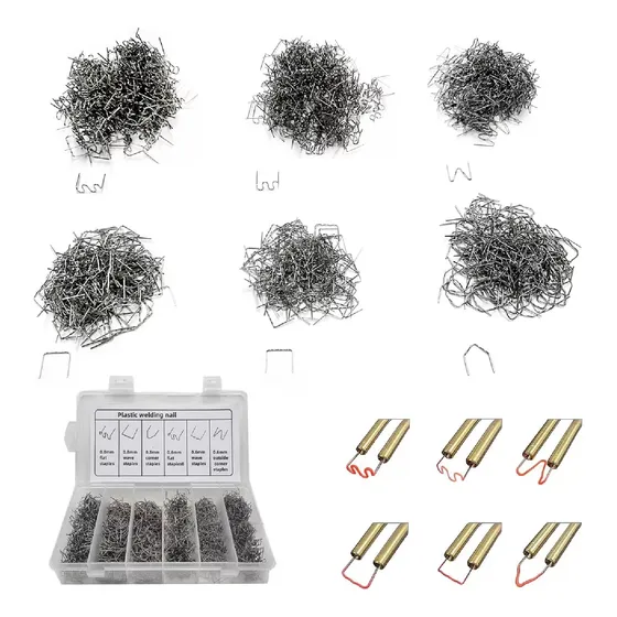 Grapas Para Pistola Soldadora Plastico Parachoques 1800 Pzas