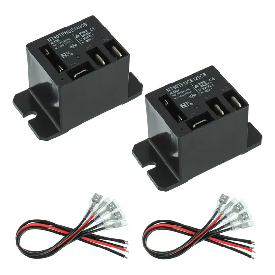 Relé Ac 120v Spdt 30a 40a Paquete De 2