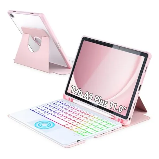 Funda De Teclado Táctil Para Samsung Galaxy Tab A9