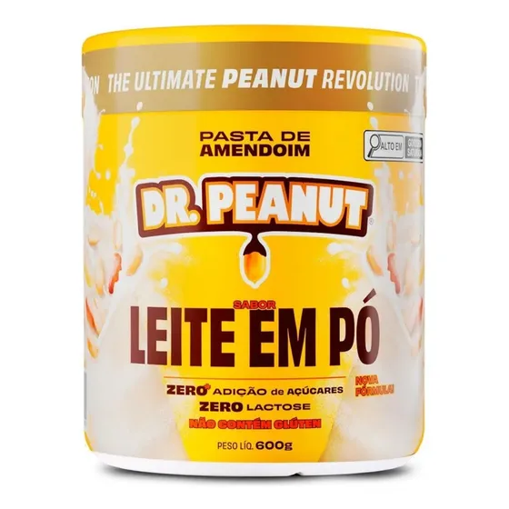 Pasta De Amendoim Com Whey Protein - 600g - Dr. Peanut