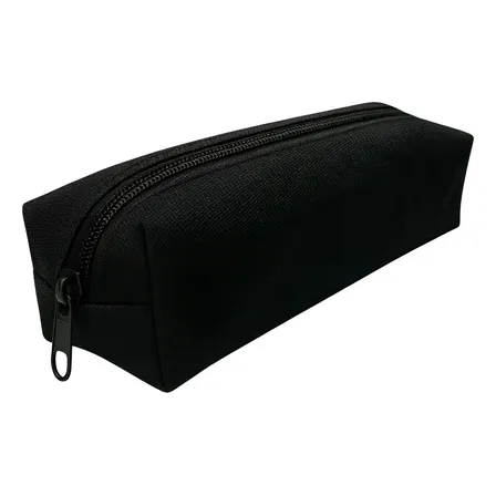 Estojo Escolar Faculdade Cor Preto Liso Grande Universitário Preto Liso