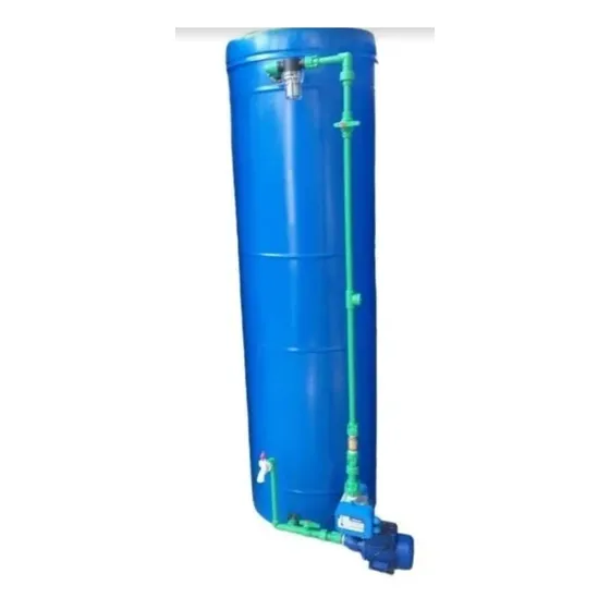 Tanque Cilindrico De 550 Litros Con Sistema Pre-armado