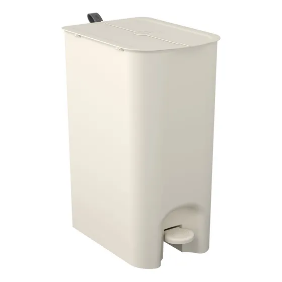Lixeira Borboleta Com Pedal E Alça 20l Light Gray Coza