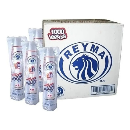 Vaso Plastico 8 Reyma Caja 1000pz Color Transparente Vaso Plastico 8 Reyma Caja 1000pz Color Transparente