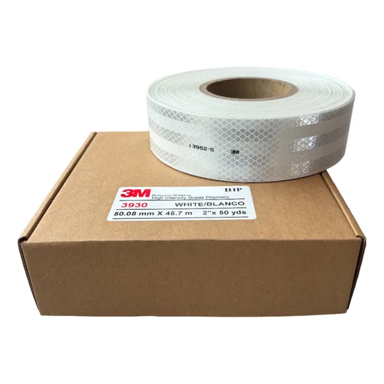 Cinta Reflectiva Blanca 3m Hip 45,7mts X 5cm Vtv Camion