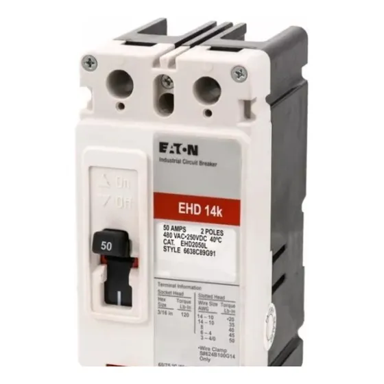 Breaker Industrial Bifasicos 2x100 2x125 2x150 2x175 2x200