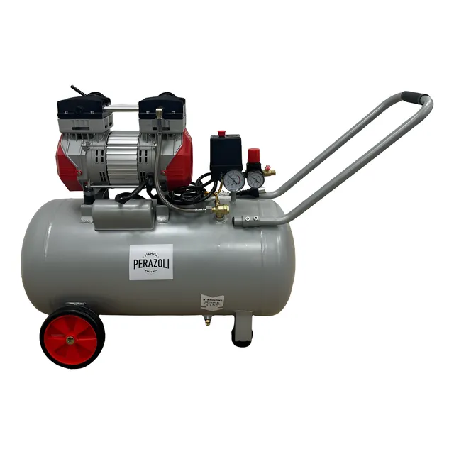 Compresor De Aire 50 Litros 2,5 Hp Sin Aceite Silencioso