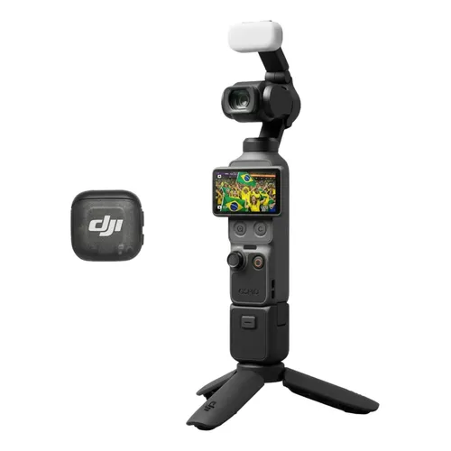 Câmera De Ação DJI Osmo Pocket 2 4K 64MP Estabilizador 8x Zoom