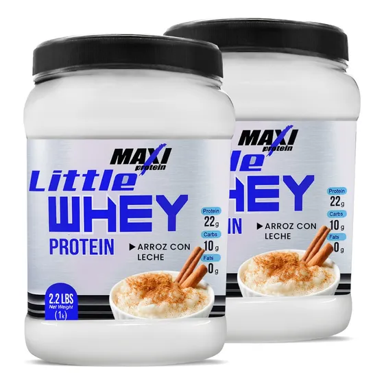 Suplemento Polvo Proteína Maxi L 1kg Pack 2 Pzs Arroz/leche Sabor Arroz Con Leche