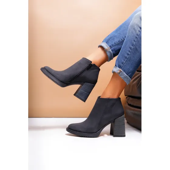  Zapatos Mujer Zuecos Botas Botitas Botinetas Mujer Caladas Livianas Taco Cuadrado 