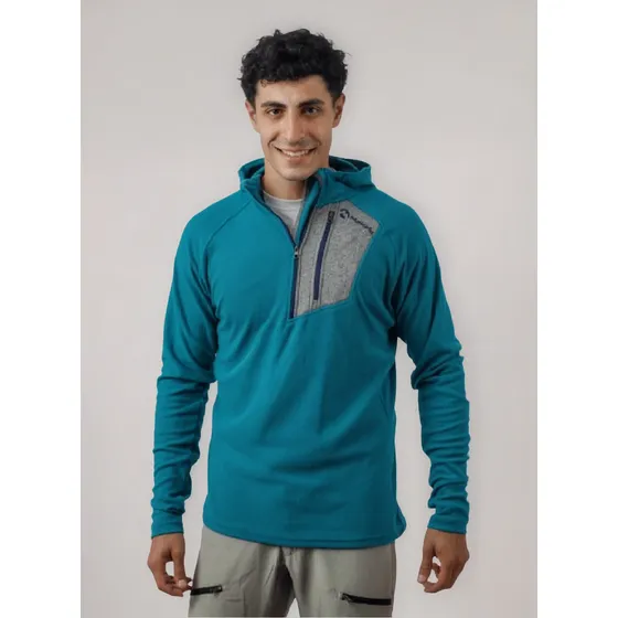 Buzo Micropolar Elbrus Hoody Makalu C/capucha - Hombre
