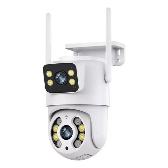 Camera Segurança Ip A31 Prova D'agua Lente Dupla 6mp Icsee