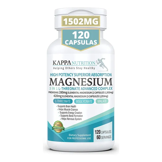 Treonato De Magnesio L-threonate Magtein Vitamina Cerebral 