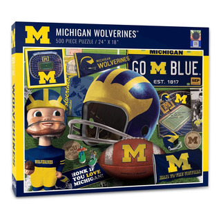 Youthefan Ncaa Michigan Wolverines Retro Series Puzzle - 500 Youthefan Ncaa Michigan Wolverines Retro Series Puzzle - 500