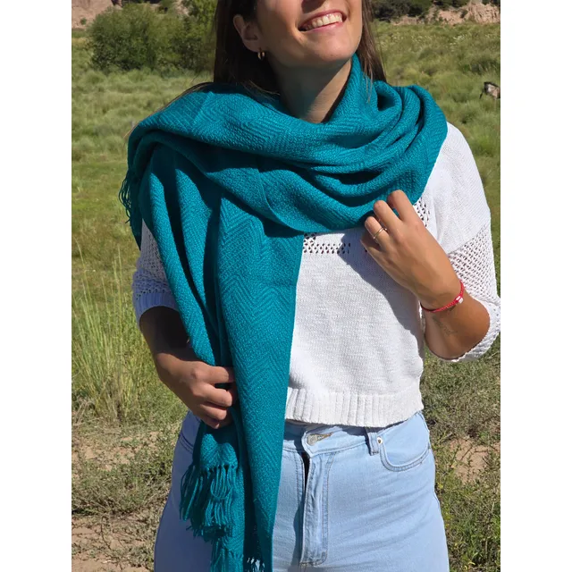 Bufanda De Lana Norteña - Bufandón, Pashmina, Chalina, Chal