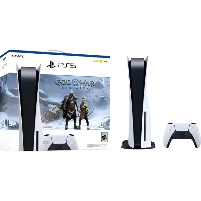 Playstation 5 Consola Digital God Of War Ragnarök Bundle Blanco (Nuevo con caja abierta)