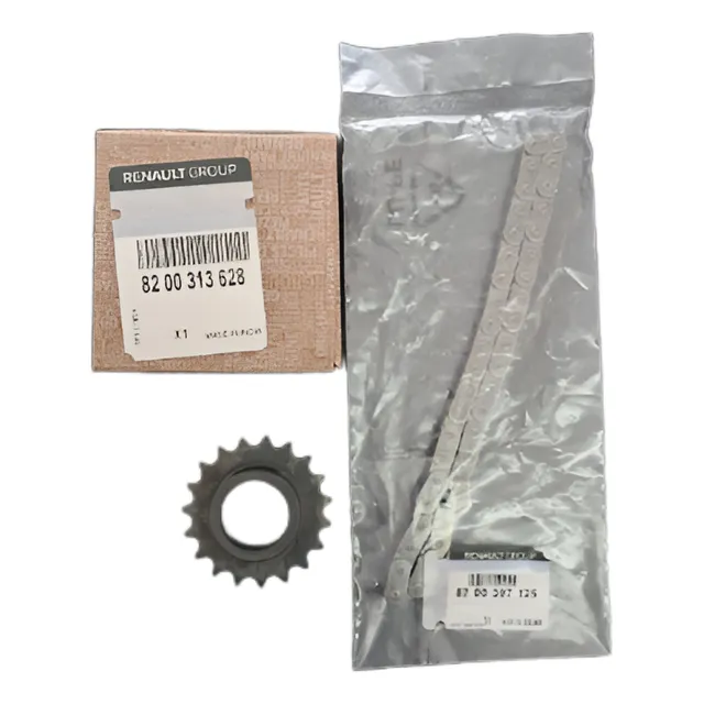 Corrente + Engrenagem Bomba De Oleo Sandero Logan 1.6 16v 8v