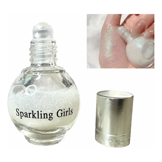 Polvo De Hada Brillos Iluminador Liquido Roll On Cara Cuerpo