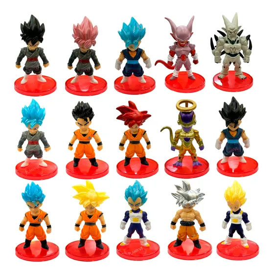 Dragon Ball Z Coleccion 21 Mini Figuras Anime 5cm